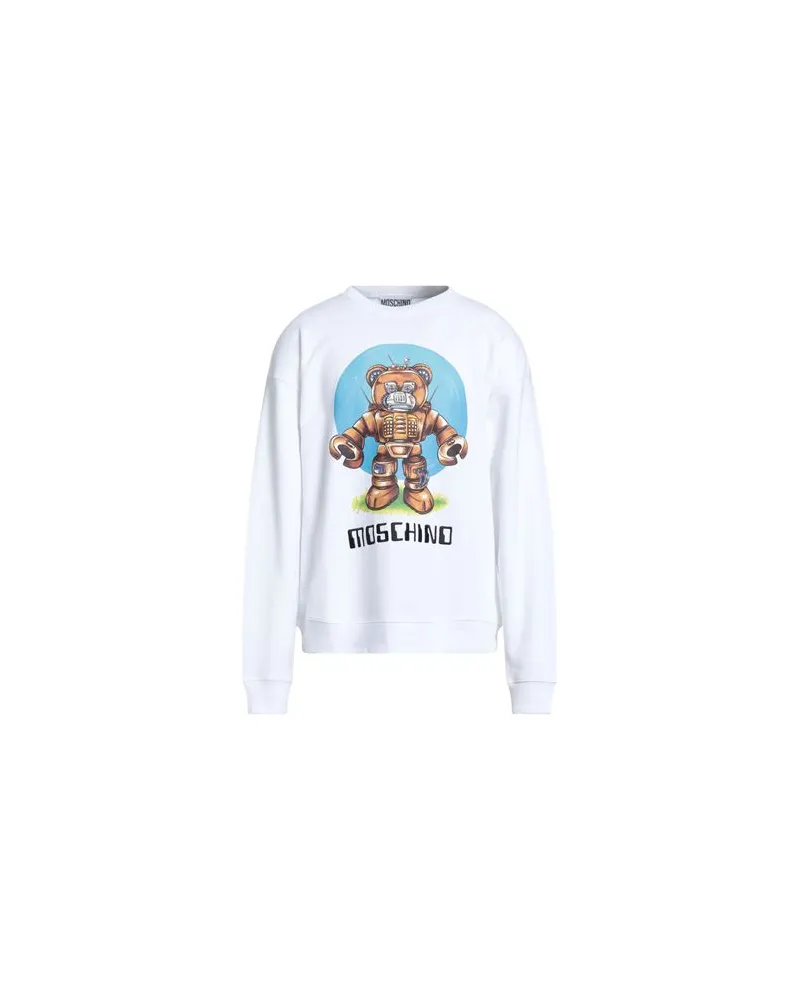 Moschino TOPS - Sweatshirtsauf YOOX.COM Weiß