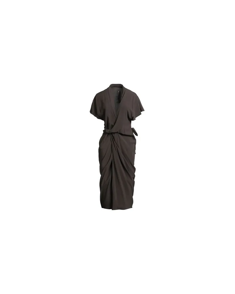 Rick Owens KLEIDER - Midi-Kleiderauf YOOX.COM Dunkelbraun