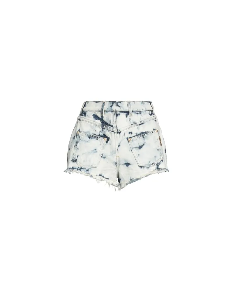Balmain HOSEN & RÖCKE - Jeansshortsauf YOOX.COM Blau