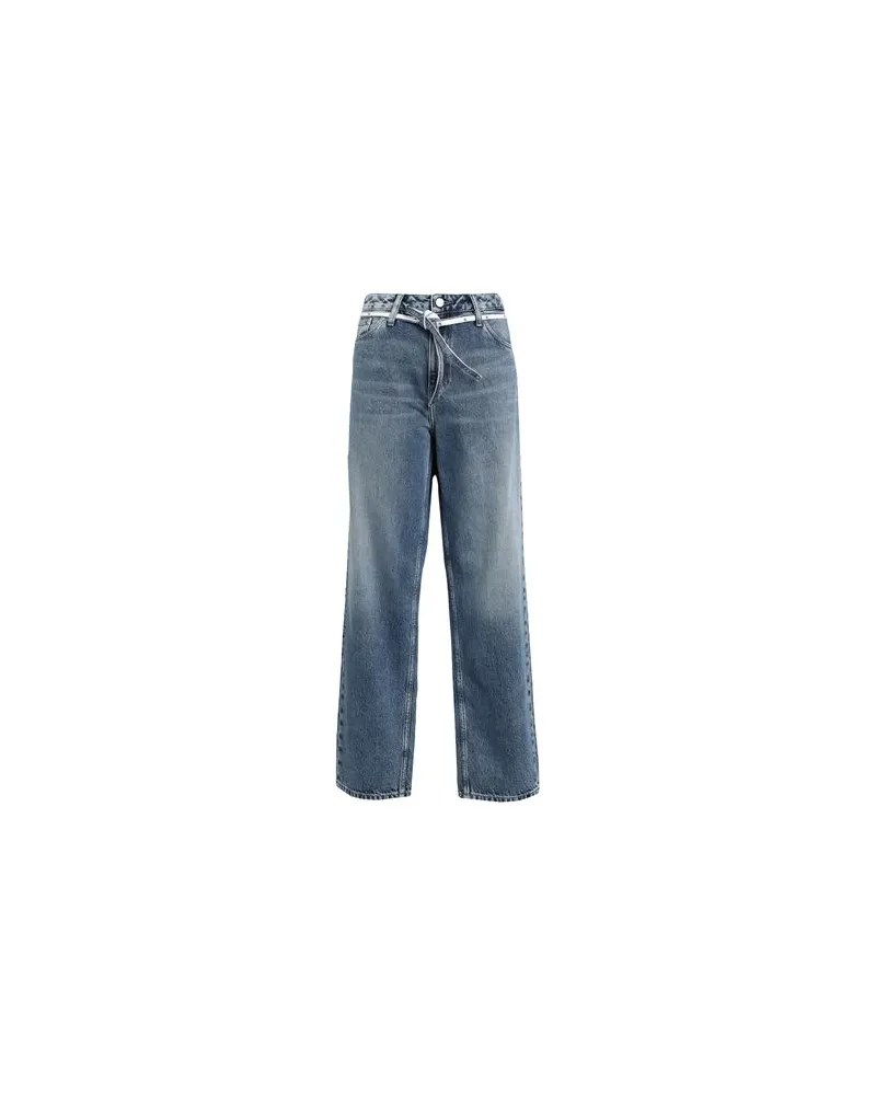 Calvin Klein HOSEN & RÖCKE - Jeanshosenauf YOOX.COM Blau