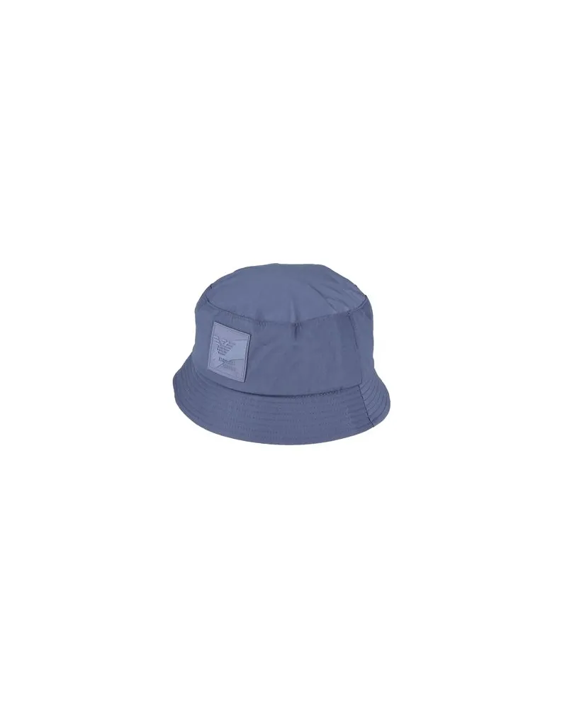 Emporio Armani ACCESSOIRES - Mützen & Hüteauf YOOX.COM Taubenblau