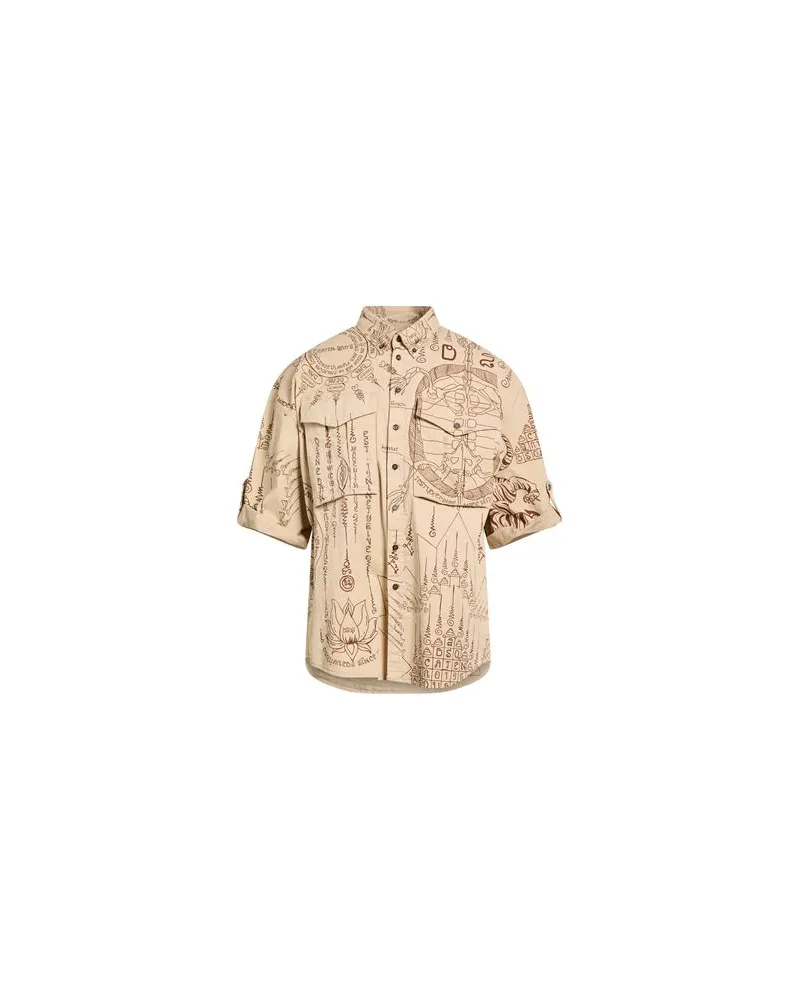 Dsquared2 TOPS - Hemdenauf YOOX.COM Beige