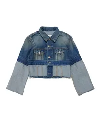 Maison Margiela Jeansjacke/-mantel Himmelblau