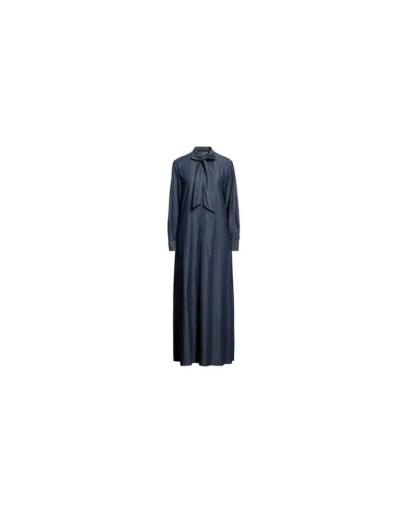 Jacob Cohën KLEIDER - Maxi-Kleiderauf YOOX.COM Blau