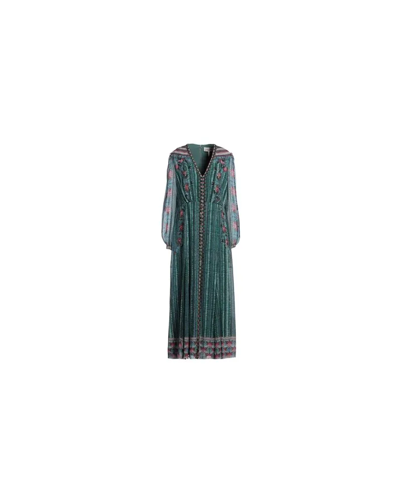 Saloni KLEIDER - Maxi-Kleiderauf YOOX.COM Dunkelgrün