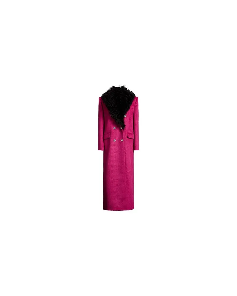 Versace Jeans JACKEN & MÄNTEL - Mäntelauf YOOX.COM Magenta