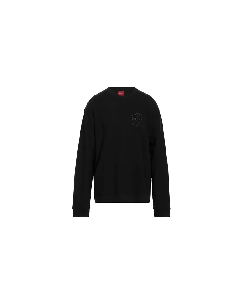 Guess TOPS - Sweatshirtsauf YOOX.COM Schwarz