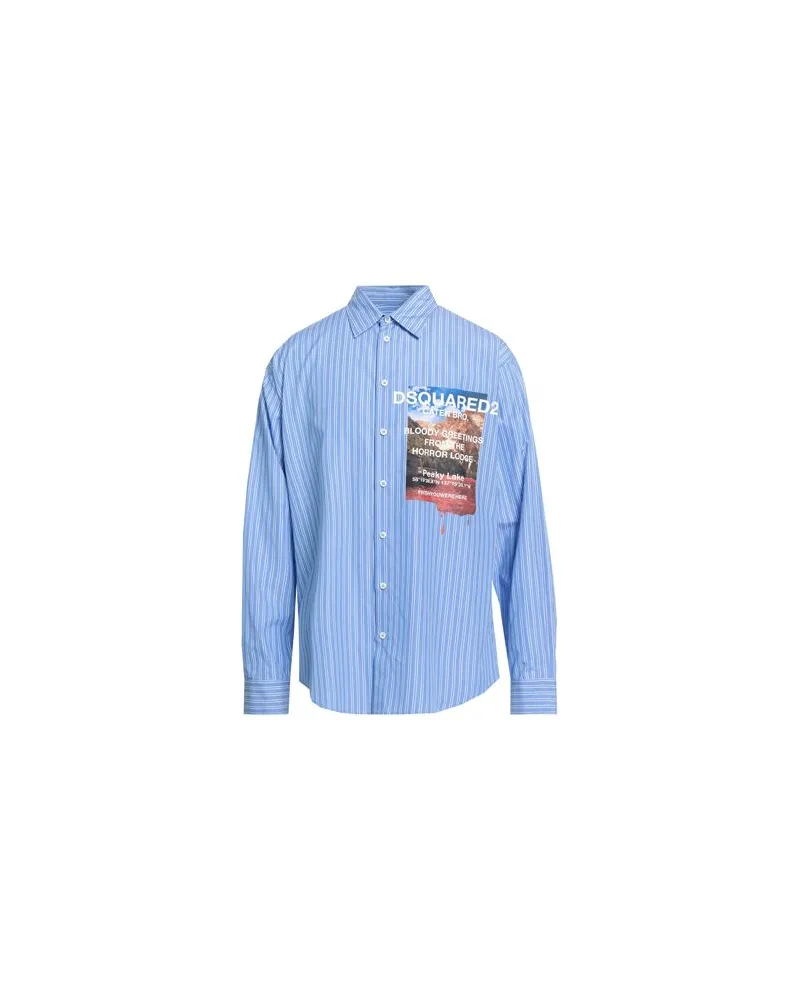 Dsquared2 TOPS - Hemdenauf YOOX.COM Azurblau