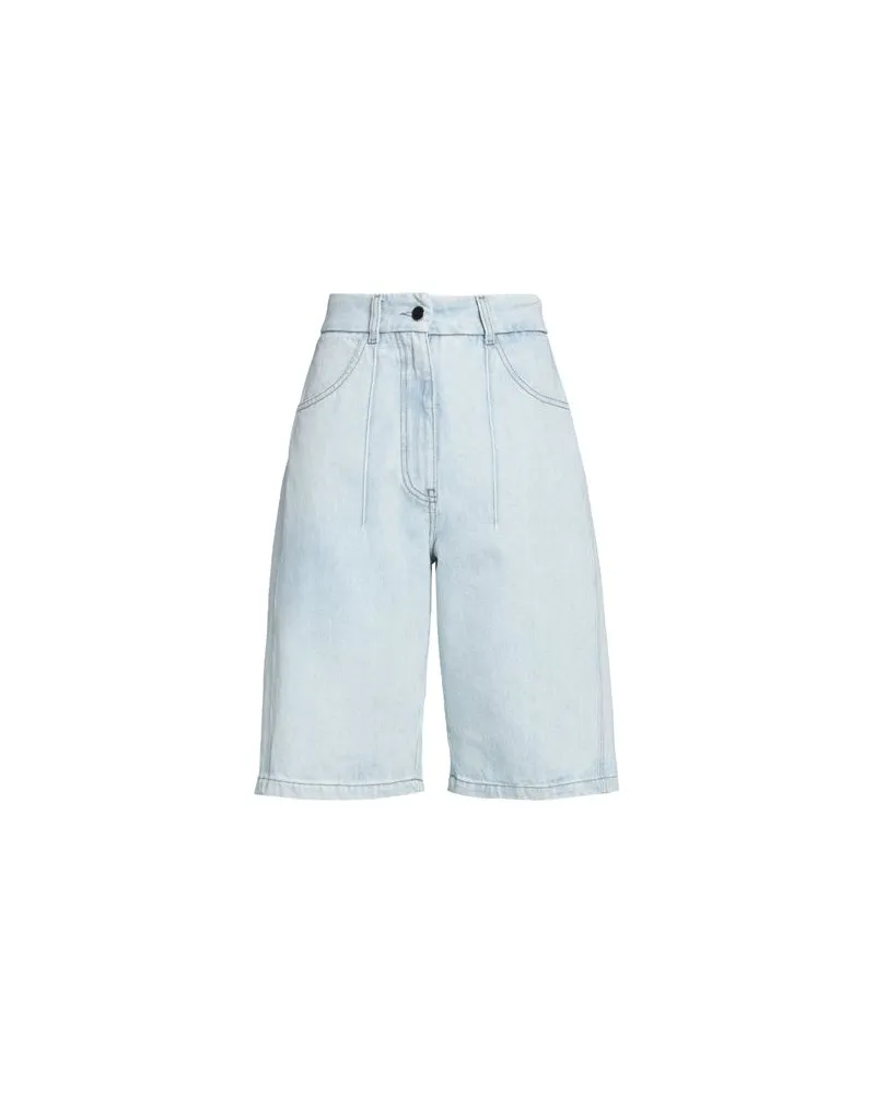 TELA HOSEN & RÖCKE - Jeansshortsauf YOOX.COM Blau