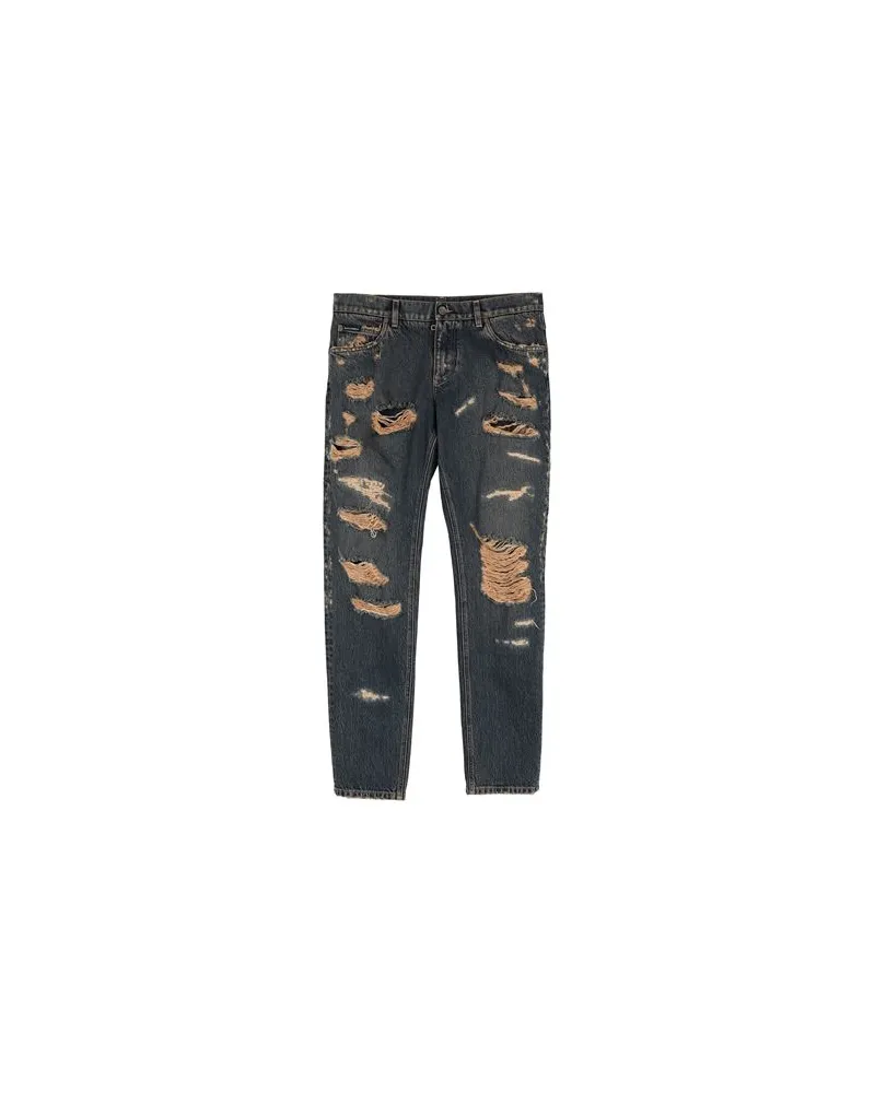 Dolce & Gabbana HOSEN & RÖCKE - Jeanshosenauf YOOX.COM Blau