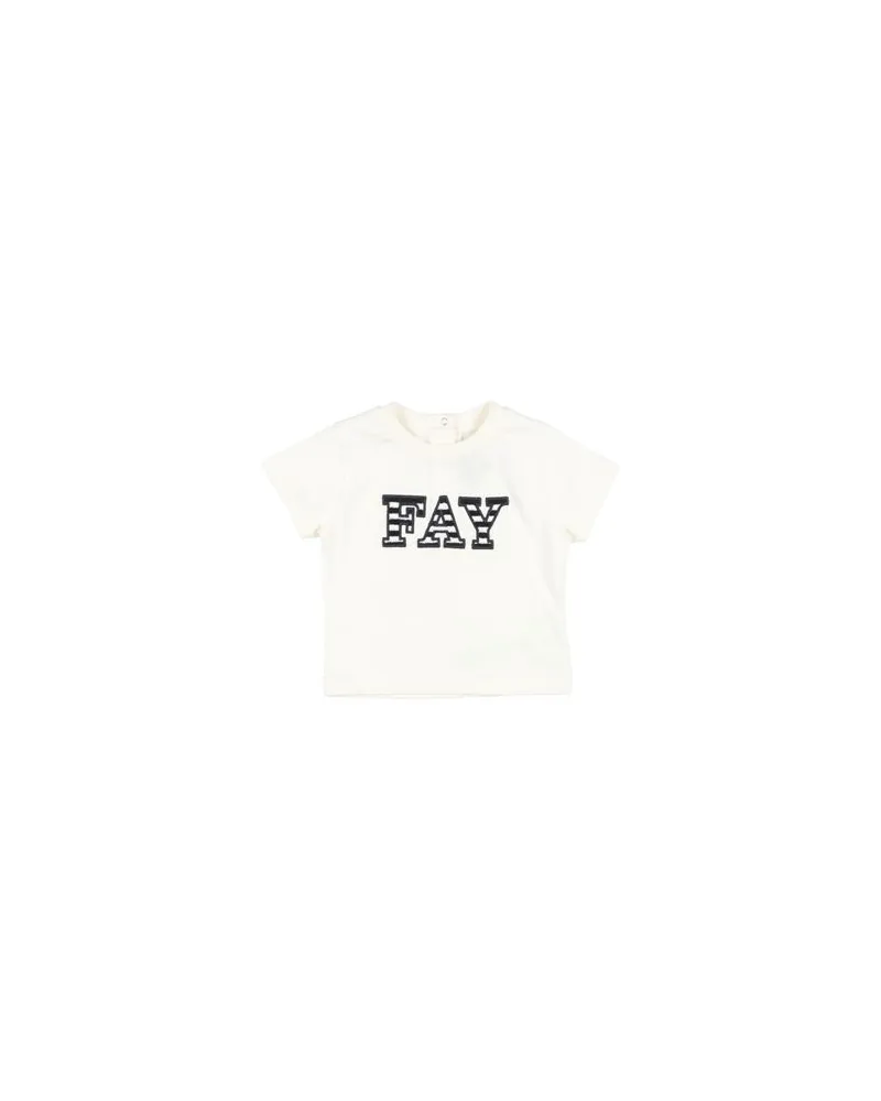 Fay TOPS - T-shirtsauf YOOX.COM Cremeweiß