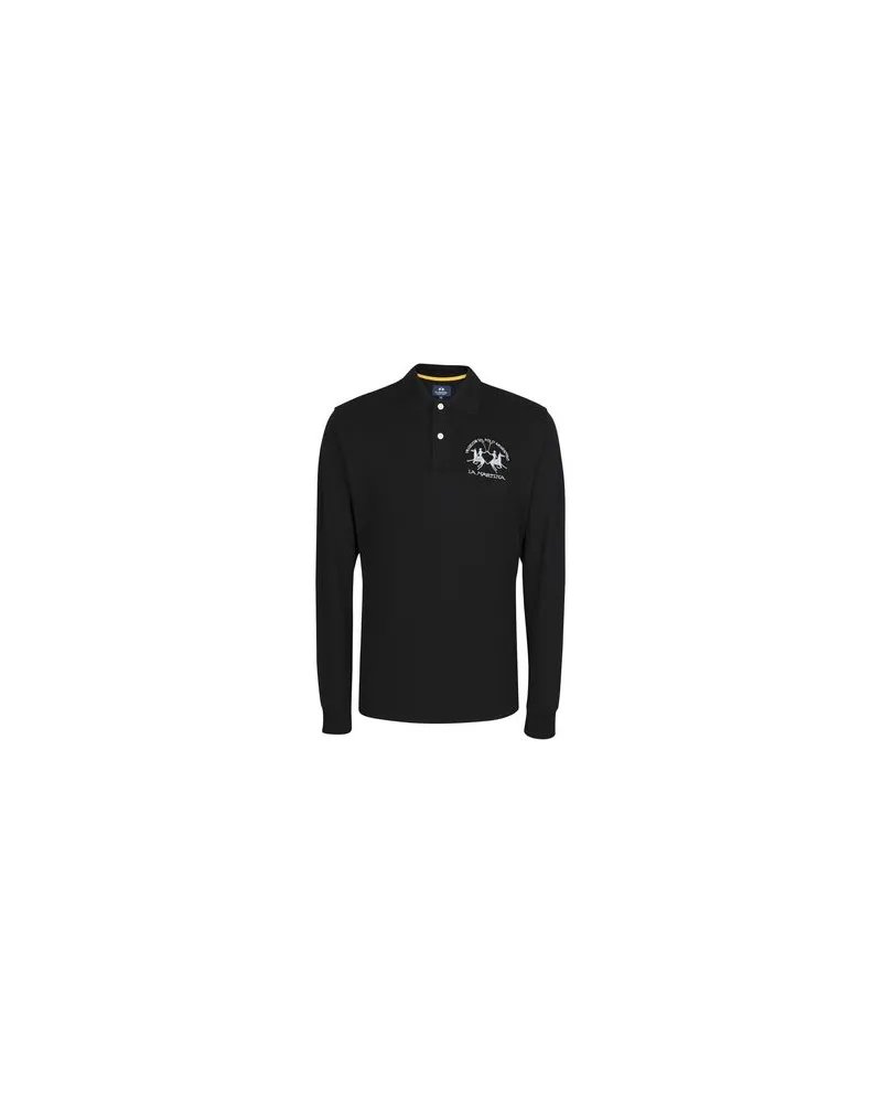 La Martina TOPS - Poloshirtsauf YOOX.COM Schwarz