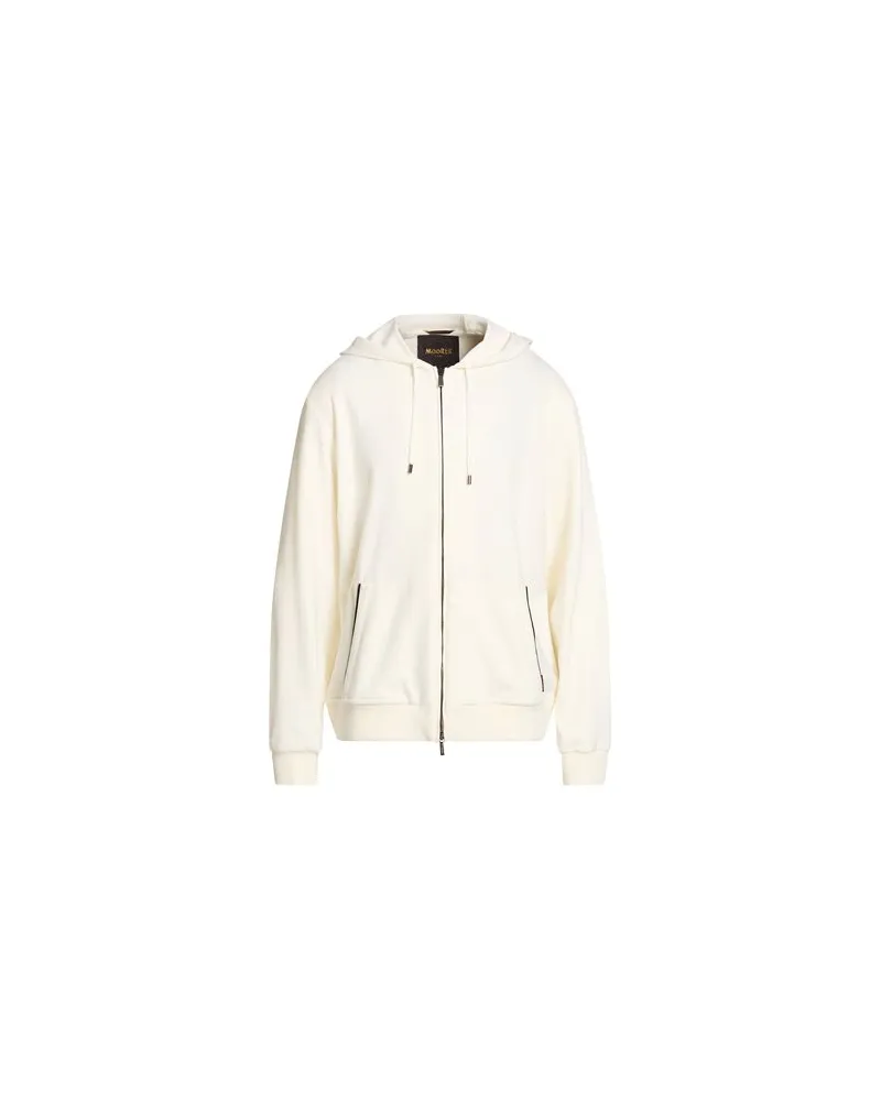 MOORER TOPS - Sweatshirtsauf YOOX.COM Cremeweiß