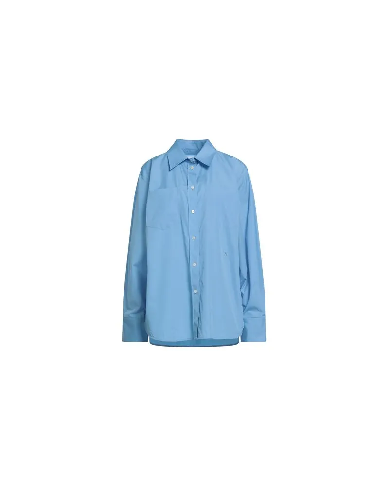 Helmut Lang TOPS - Hemdenauf YOOX.COM Hellblau