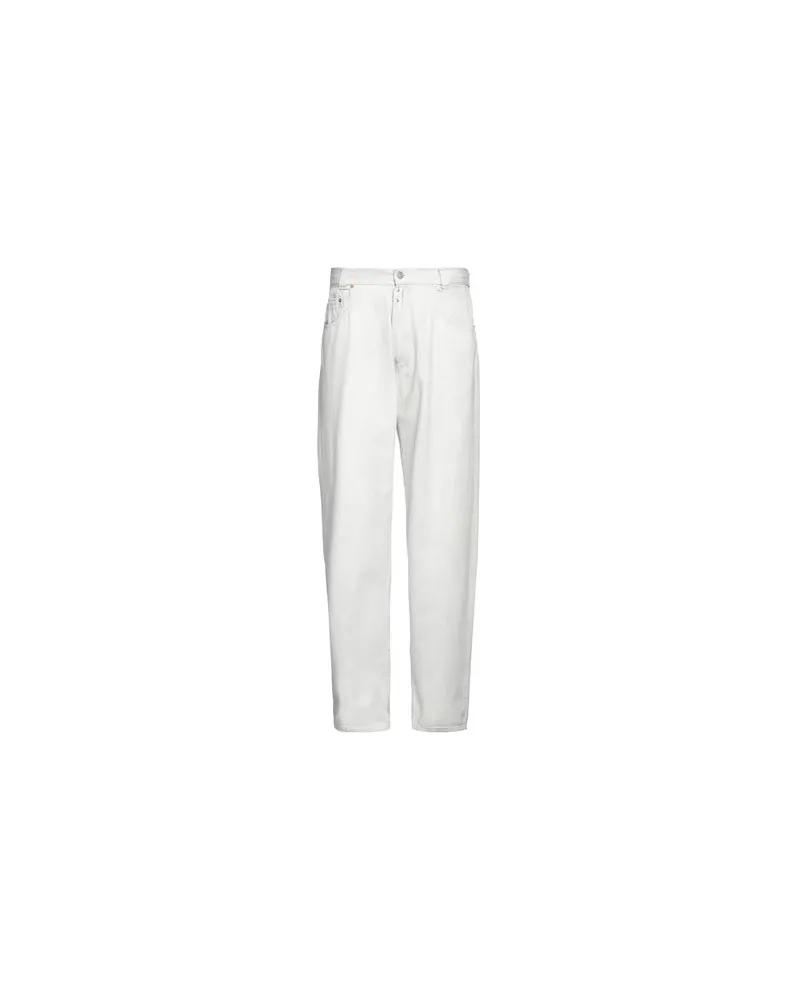 Maison Margiela HOSEN & RÖCKE - Jeanshosenauf YOOX.COM Elfenbein