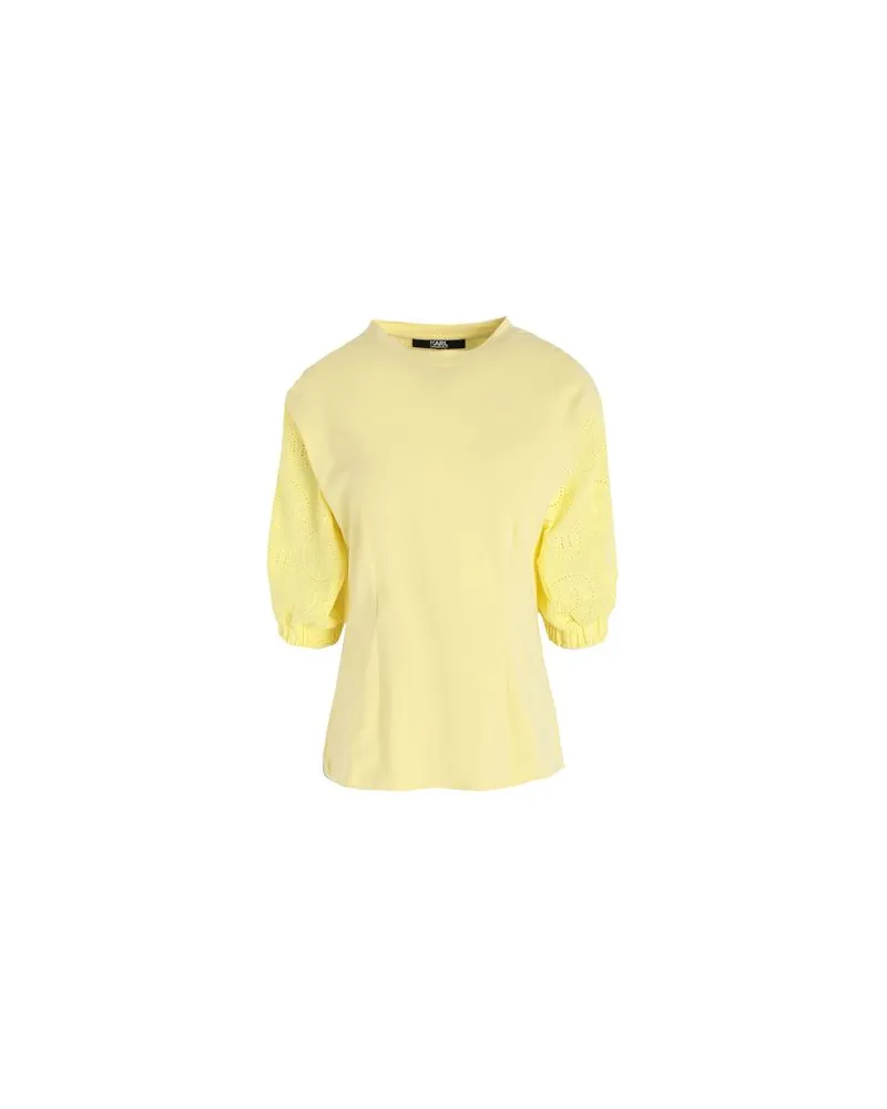 Karl Lagerfeld TOPS - T-shirtsauf YOOX.COM Gelb