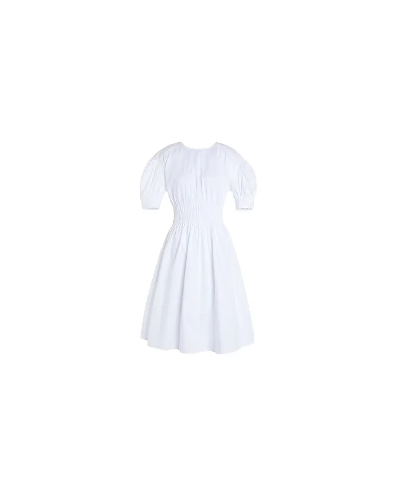 Karl Lagerfeld COTTON DRESS - KLEIDER - Midi-Kleiderauf YOOX.COM Weiß