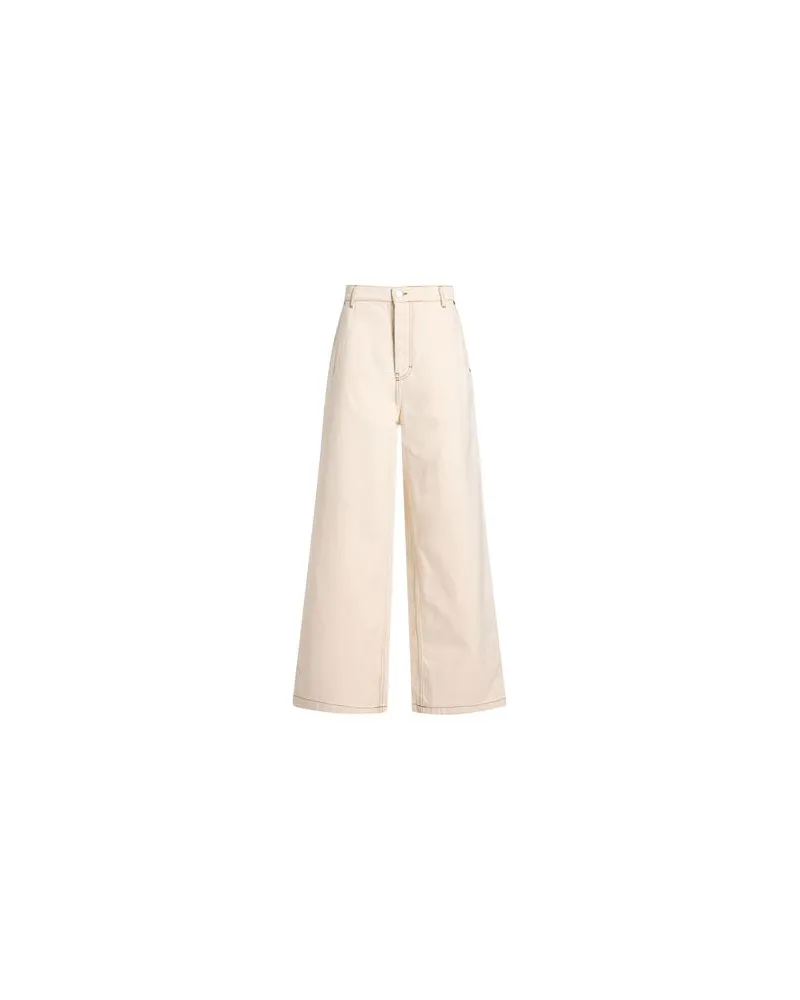 AMI Paris HOSEN & RÖCKE - Jeanshosenauf YOOX.COM Elfenbein