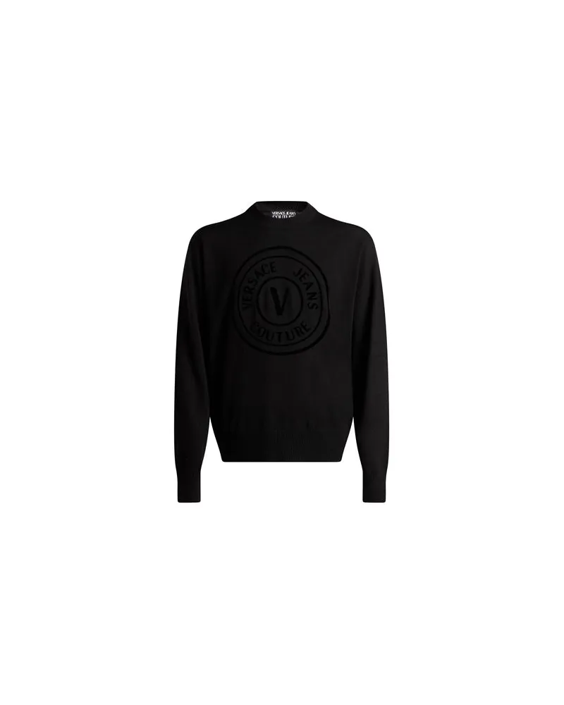 Versace Jeans STRICKWAREN - Pulloverauf YOOX.COM Schwarz