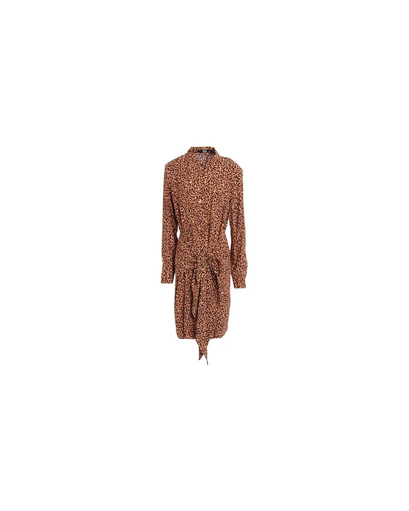Karl Lagerfeld WAIST TIE SHIRT DRESS  - KLEIDER - Midi-Kleiderauf YOOX.COM Mandarine