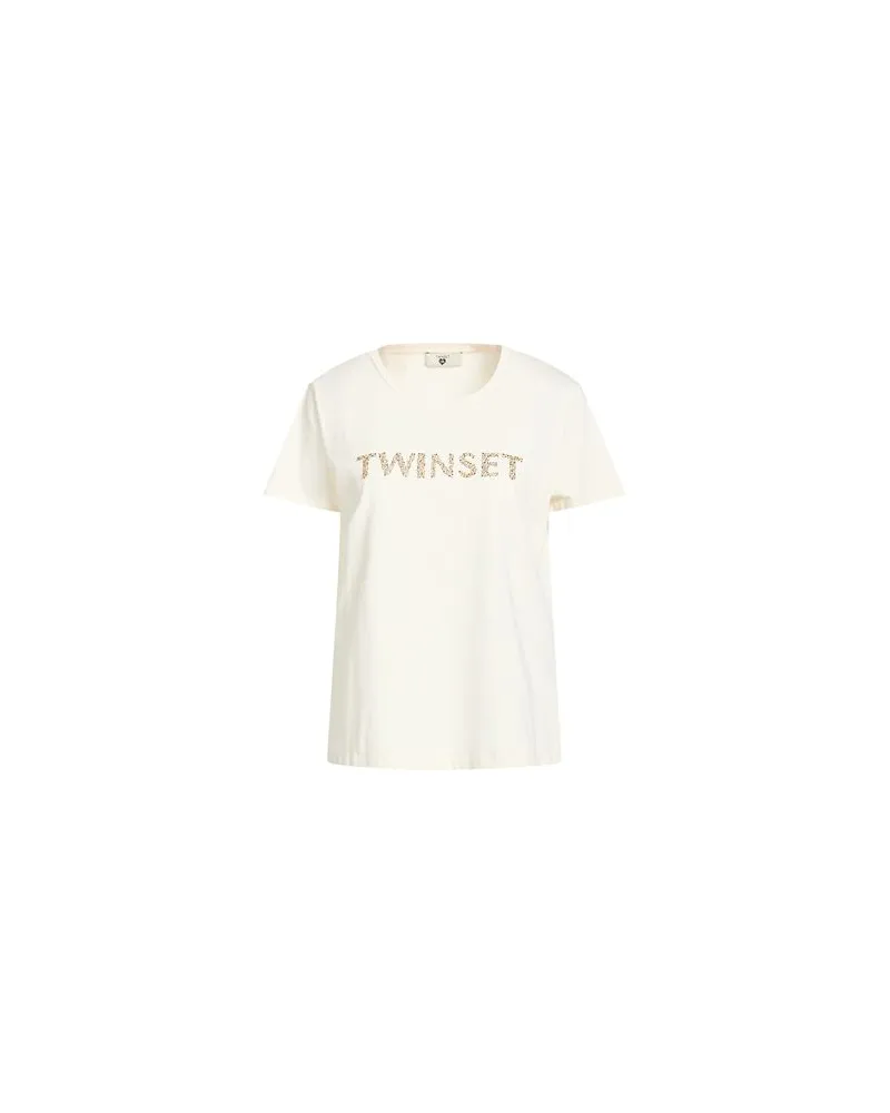 Twin-Set U&B - TOPS - T-shirtsauf YOOX.COM Elfenbein