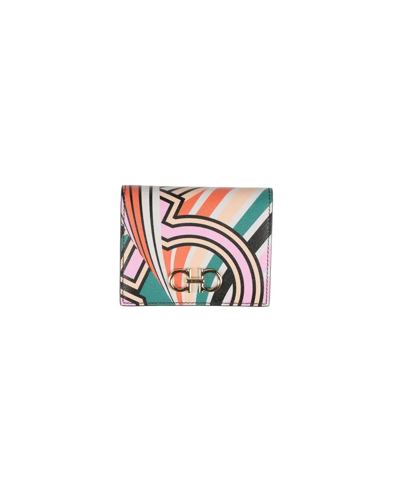 Ferragamo Kleinlederwaren - Brieftaschenauf YOOX.COM Rosa