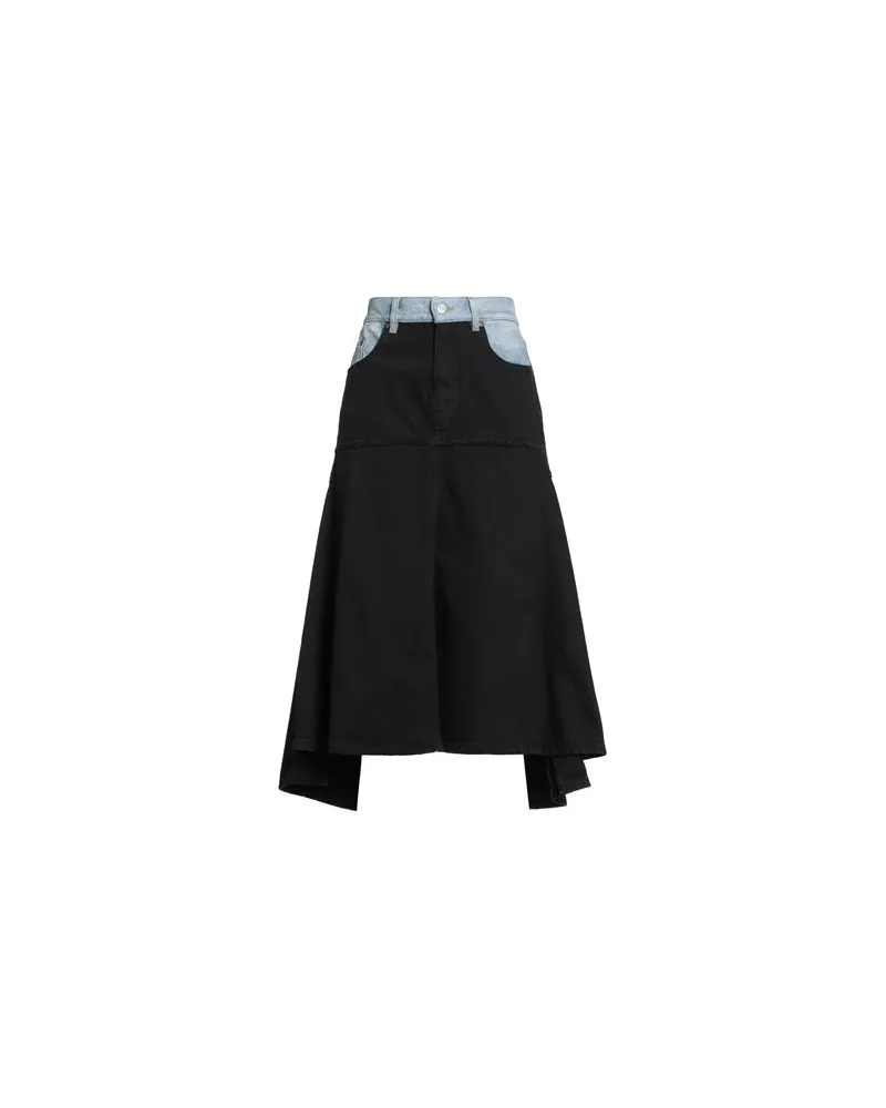 Victoria Beckham HOSEN & RÖCKE - Jeansröckeauf YOOX.COM Schwarz