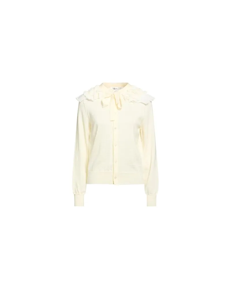 Comme des Garçons STRICKWAREN - Strickjackenauf YOOX.COM Cremeweiß