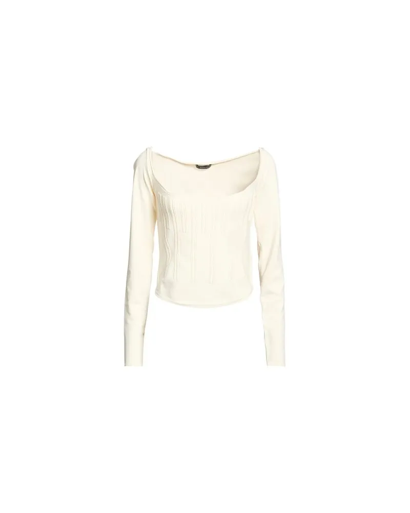 Thierry Mugler TOPS - T-shirtsauf YOOX.COM Cremeweiß