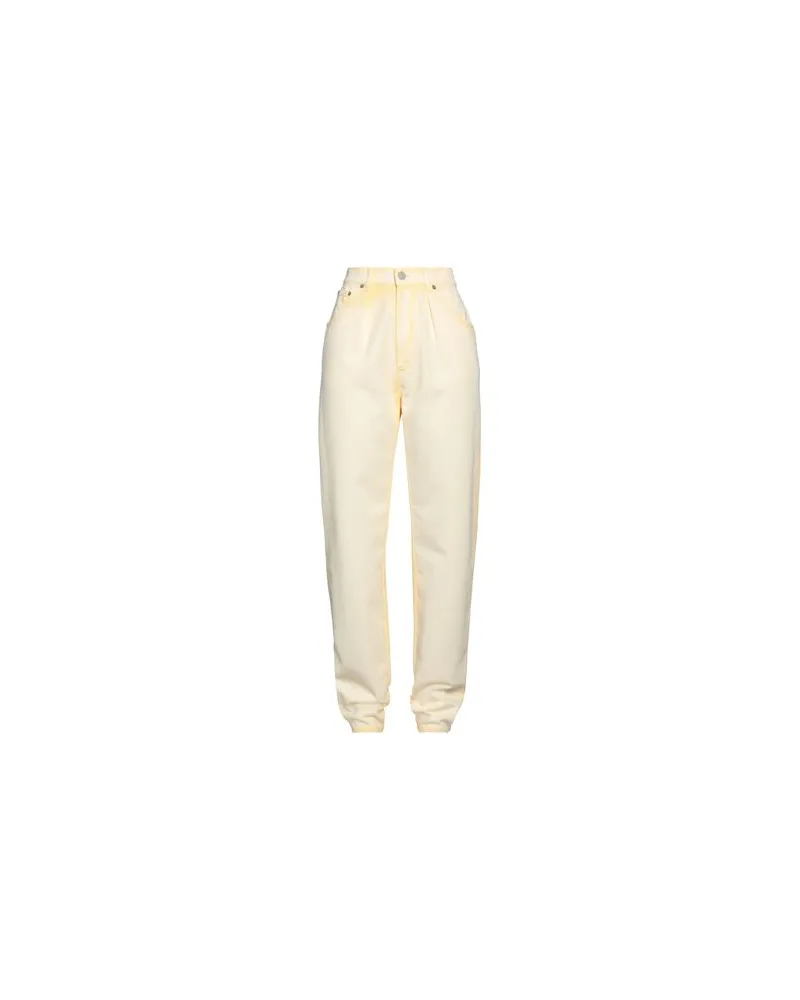 Alberta Ferretti HOSEN & RÖCKE - Jeanshosenauf YOOX.COM Pastellgelb