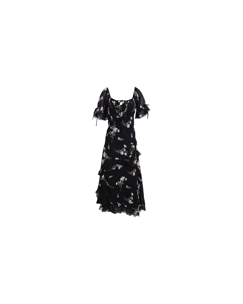Topshop KLEIDER - Midi-Kleiderauf YOOX.COM Schwarz