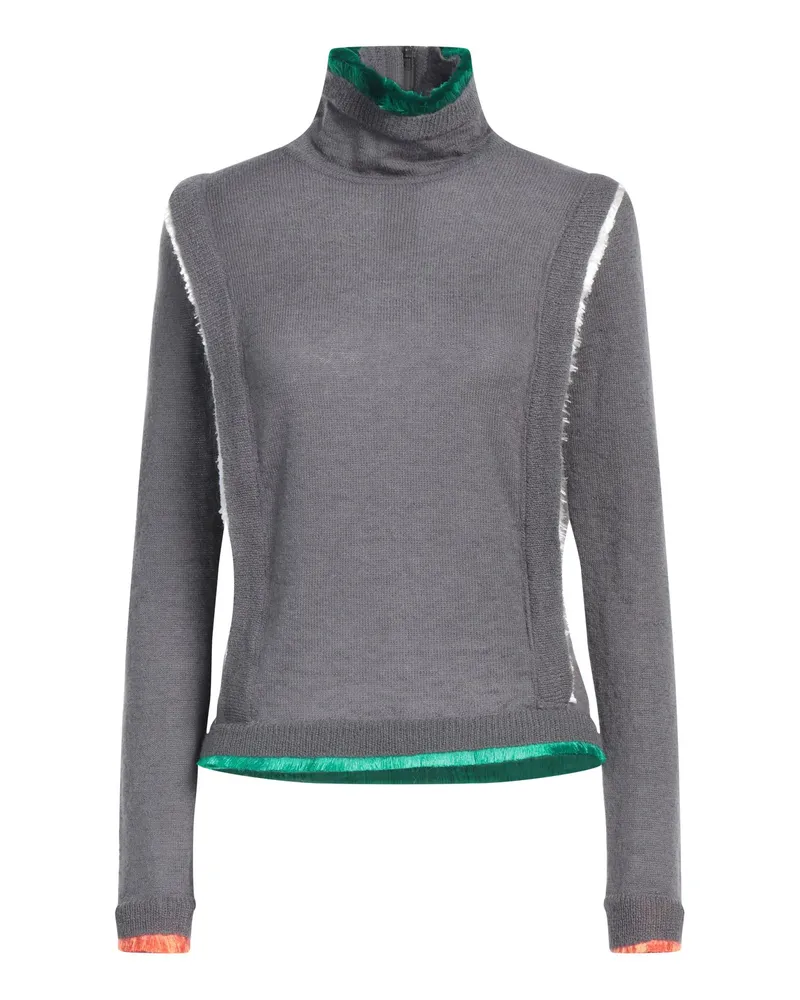 Marco de Vincenzo Rollkragenpullover Grau