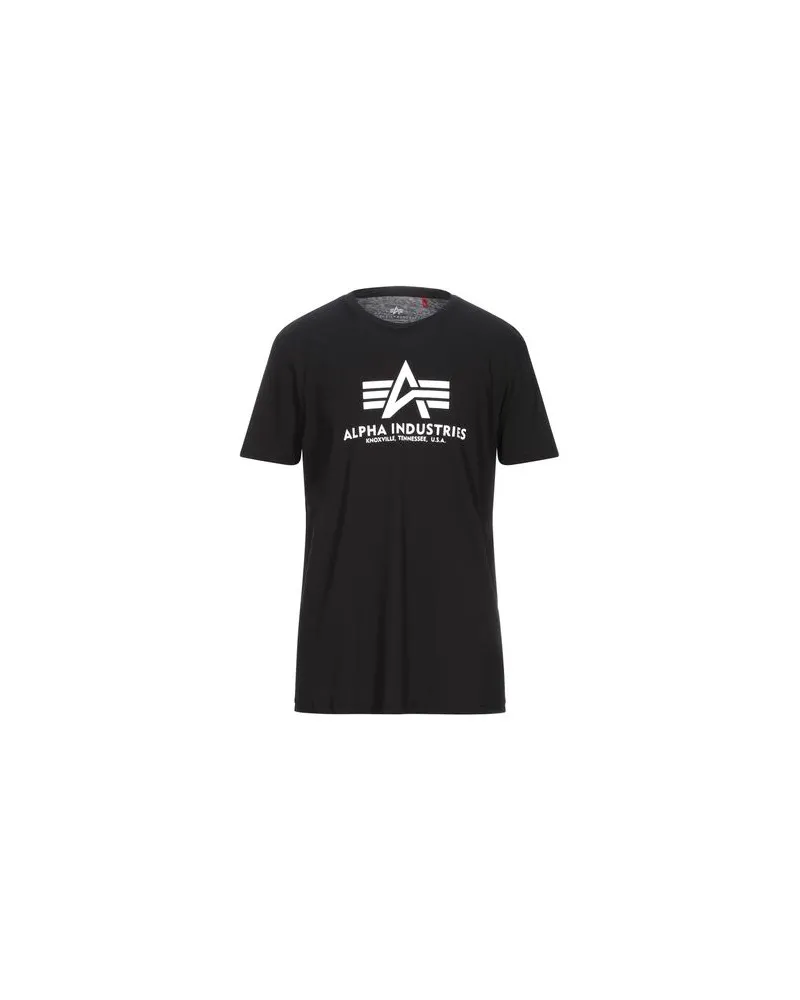Alpha Industries TOPS - T-shirtsauf YOOX.COM Schwarz