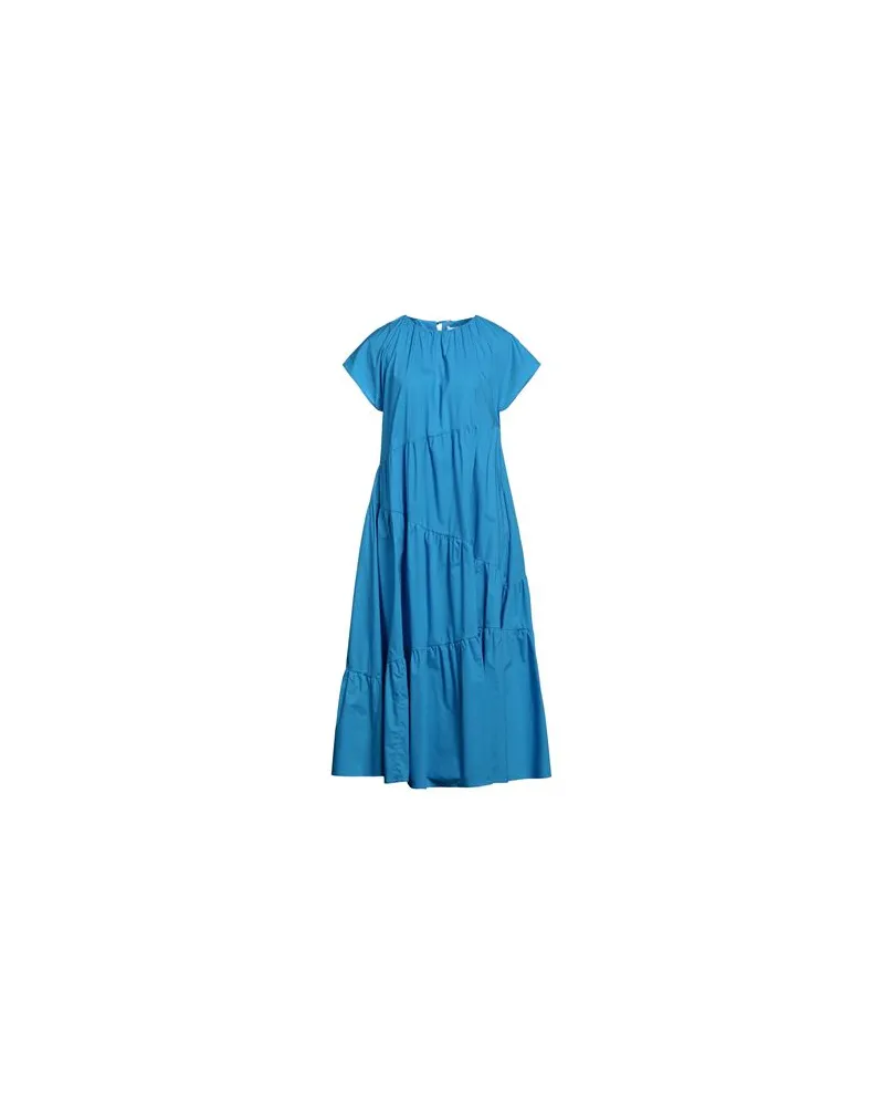 MEIMEIJ KLEIDER - Maxi-Kleiderauf YOOX.COM Azurblau