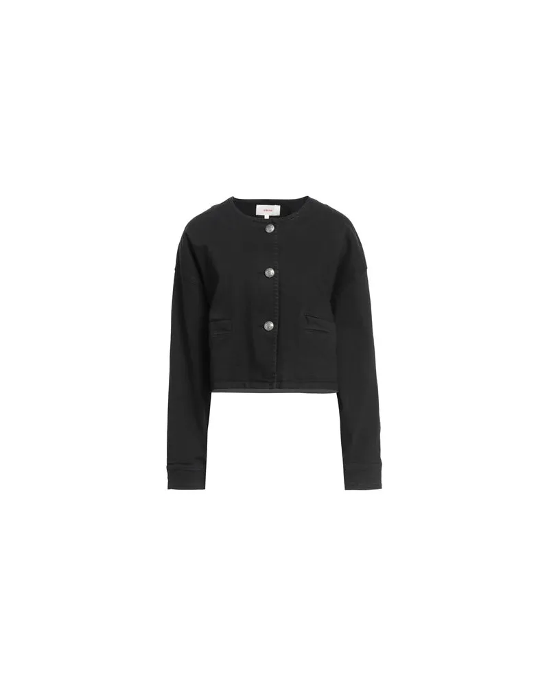 Xírena JACKEN & MÄNTEL - Jeansjacken/Mäntelauf YOOX.COM Schwarz