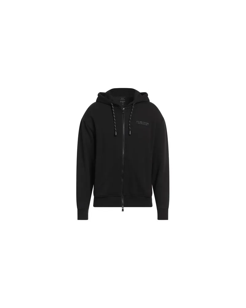 Armani Exchange TOPS - Sweatshirtsauf YOOX.COM Schwarz
