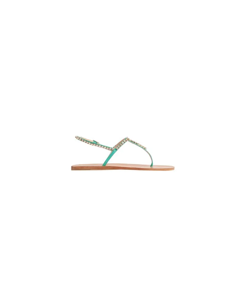 Eddy Daniele SCHUHE - Zehentrennerauf YOOX.COM Smaragdgrün