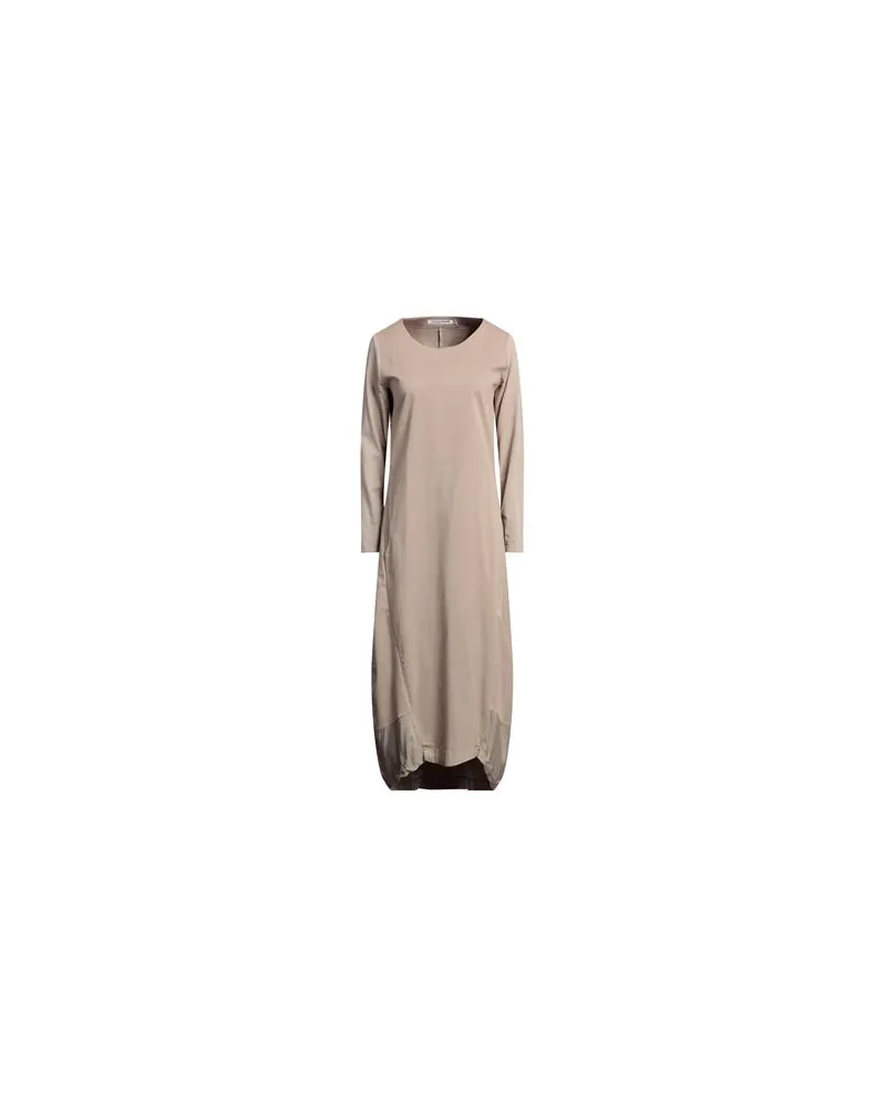 European Culture KLEIDER - Midi-Kleiderauf YOOX.COM Beige