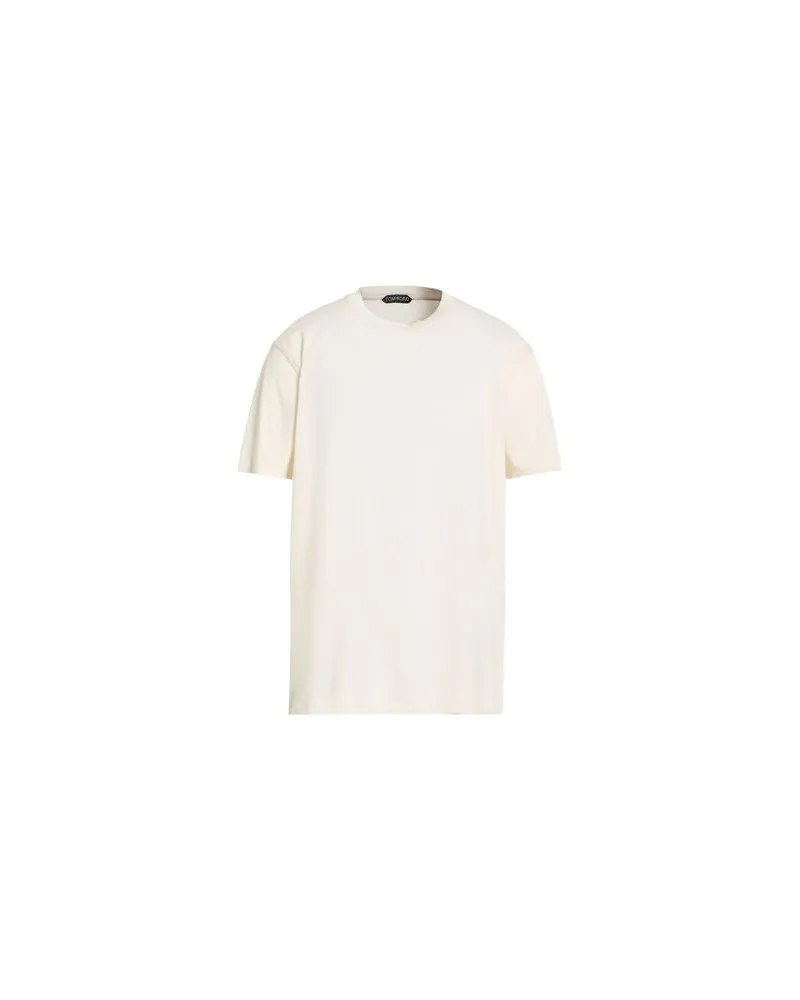 Tom Ford TOPS - T-shirtsauf YOOX.COM Cremeweiß