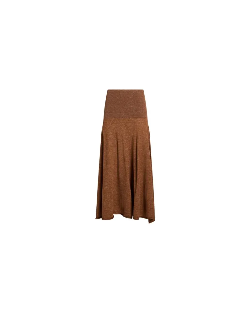 Antonia Zander HOSEN & RÖCKE - Maxi-Röckeauf YOOX.COM Braun