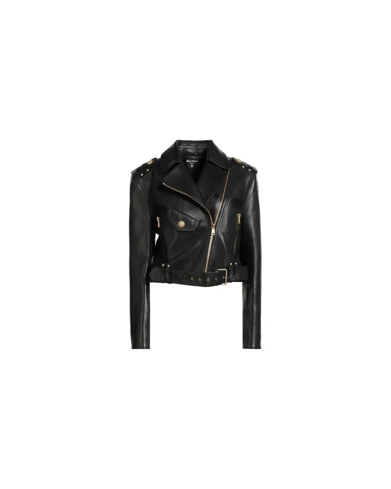 Balmain JACKEN & MÄNTEL - Jacken und Anoraksauf YOOX.COM Schwarz