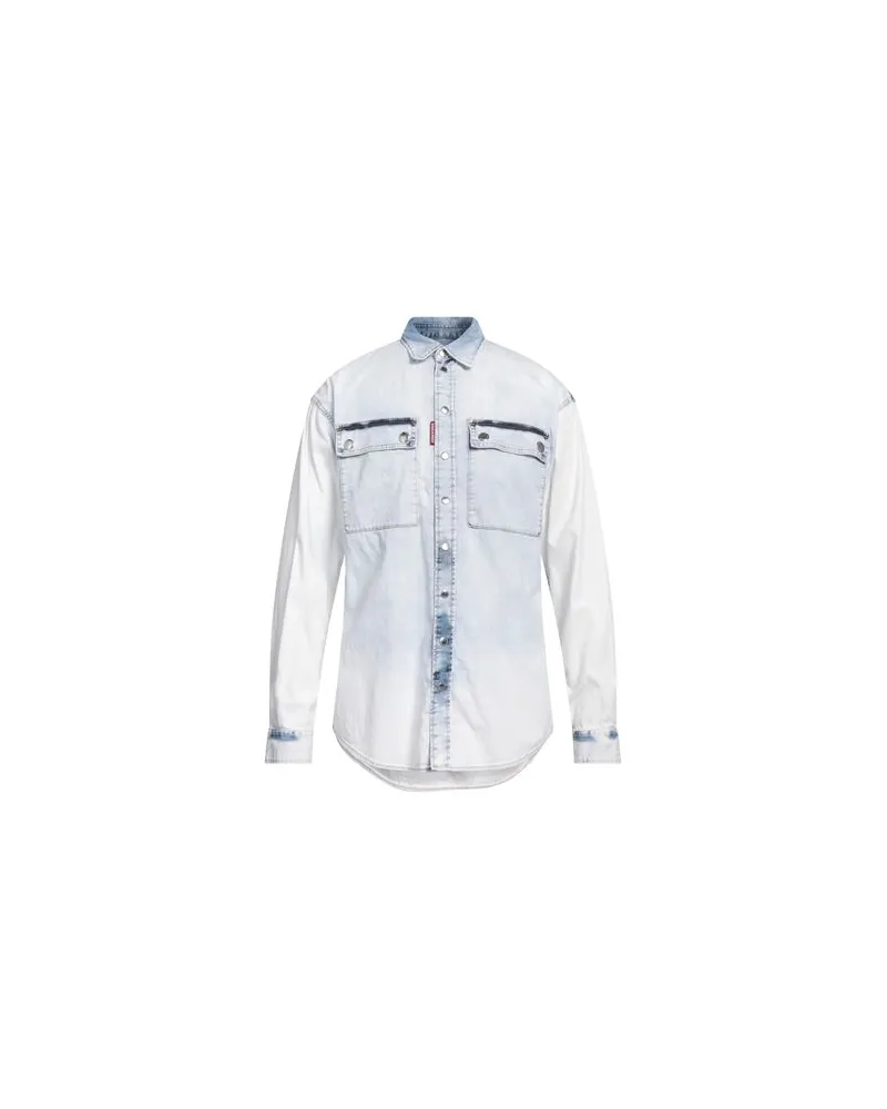 Dsquared2 TOPS - Jeanshemdenauf YOOX.COM Blau