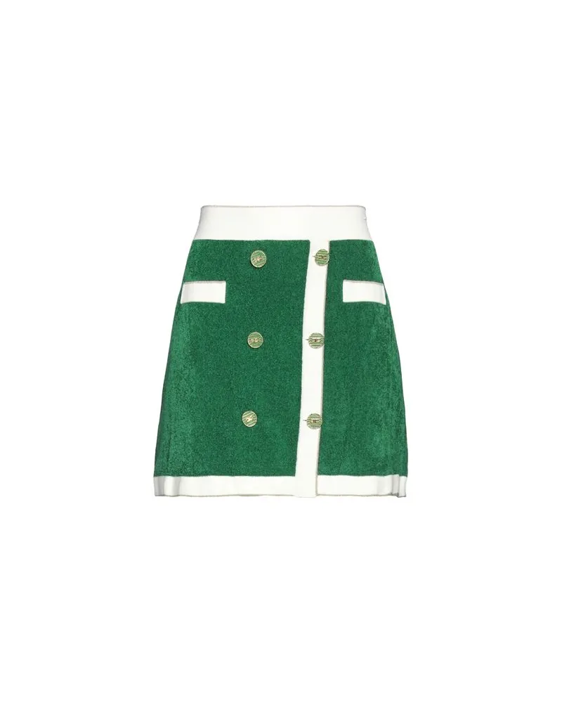 Elisabetta Franchi HOSEN & RÖCKE - Miniröckeauf YOOX.COM Grün
