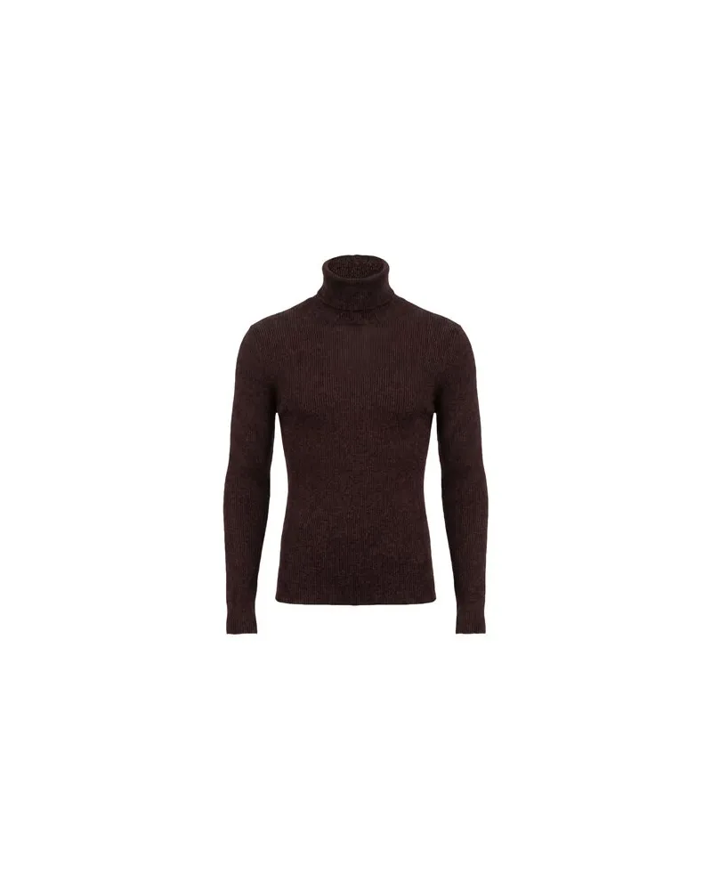 Maison Margiela STRICKWAREN - Rollkragenpulloverauf YOOX.COM Dunkelbraun