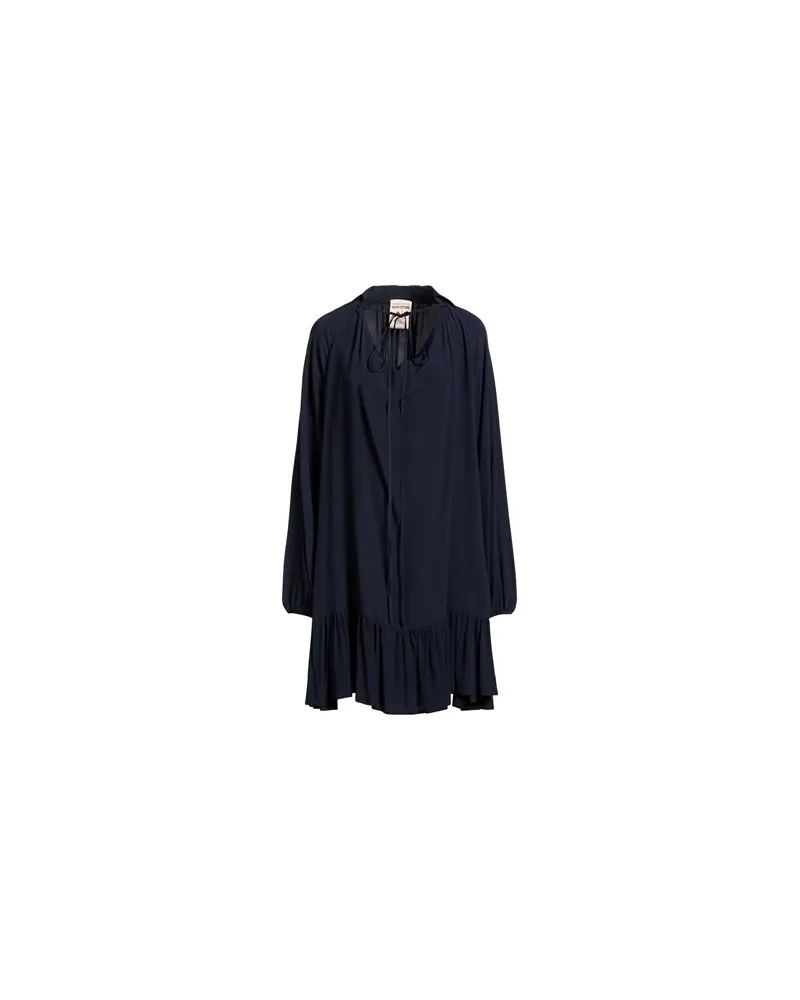 Semicouture KLEIDER - Mini-Kleiderauf YOOX.COM Marineblau