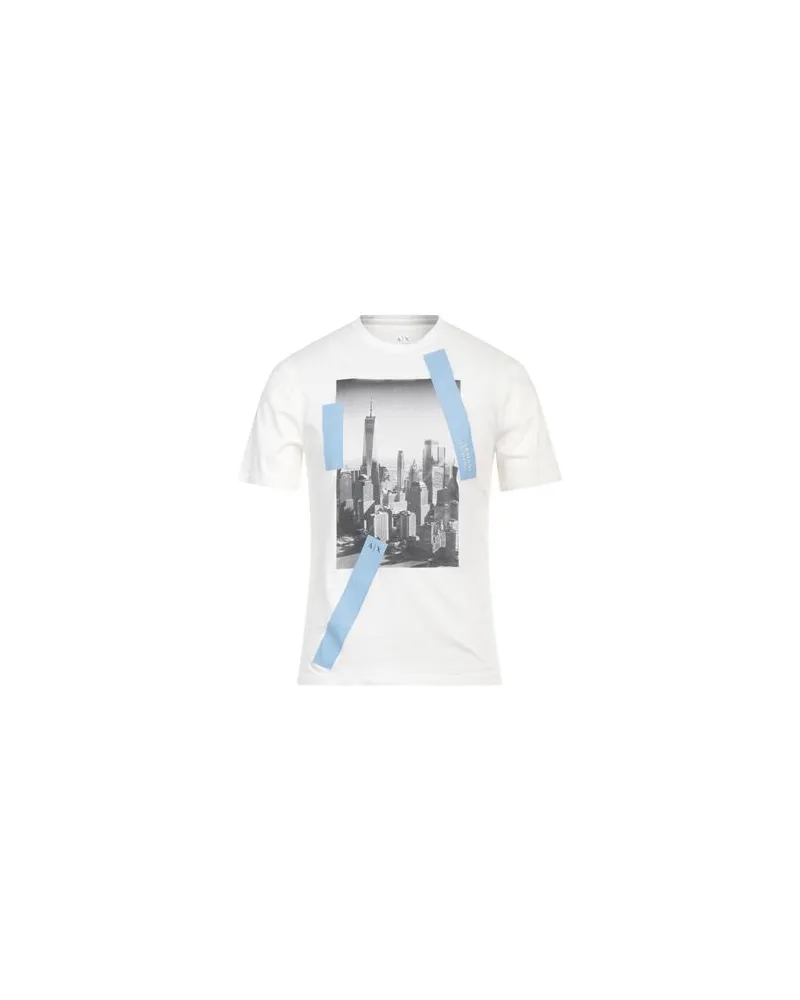 Armani Exchange TOPS - T-shirtsauf YOOX.COM Weiß