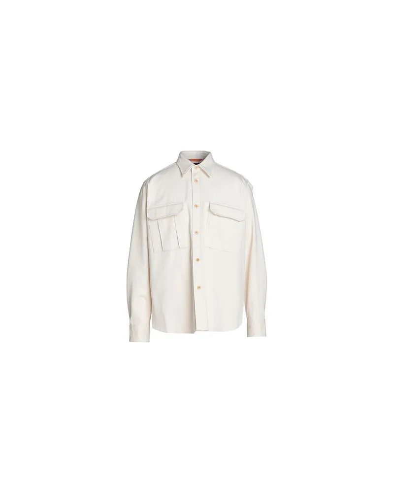HUGO BOSS TOPS - Hemdenauf YOOX.COM Cremeweiß