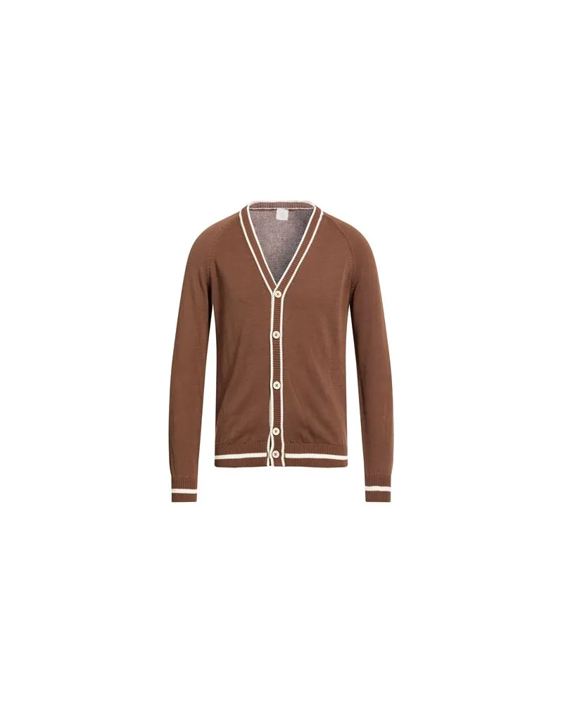 Eleventy PLATINUM - STRICKWAREN - Strickjackenauf YOOX.COM Schokobraun