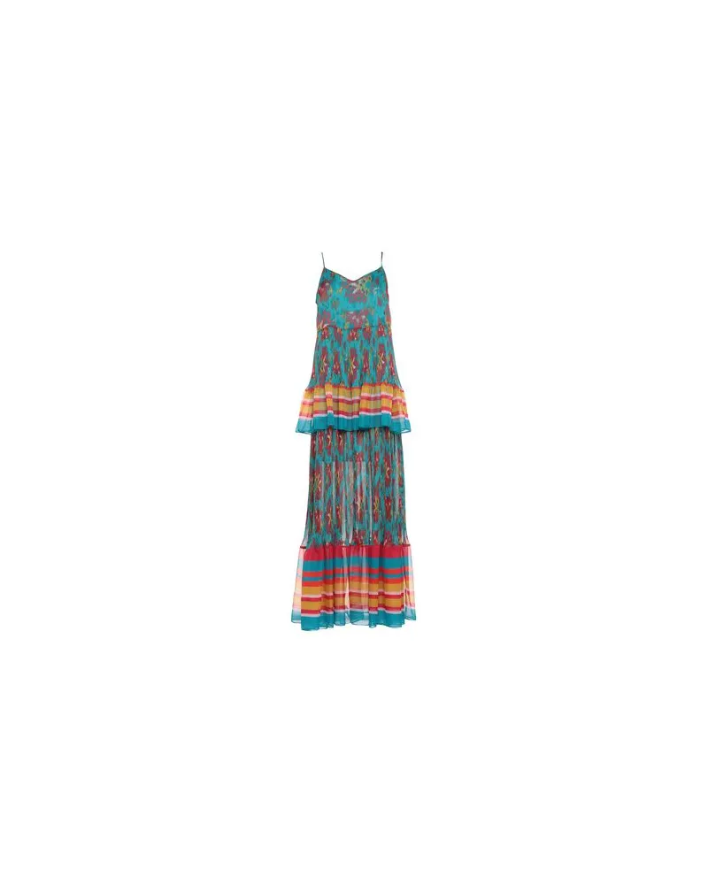 Twin-Set KLEIDER - Maxi-Kleiderauf YOOX.COM Aquamarin