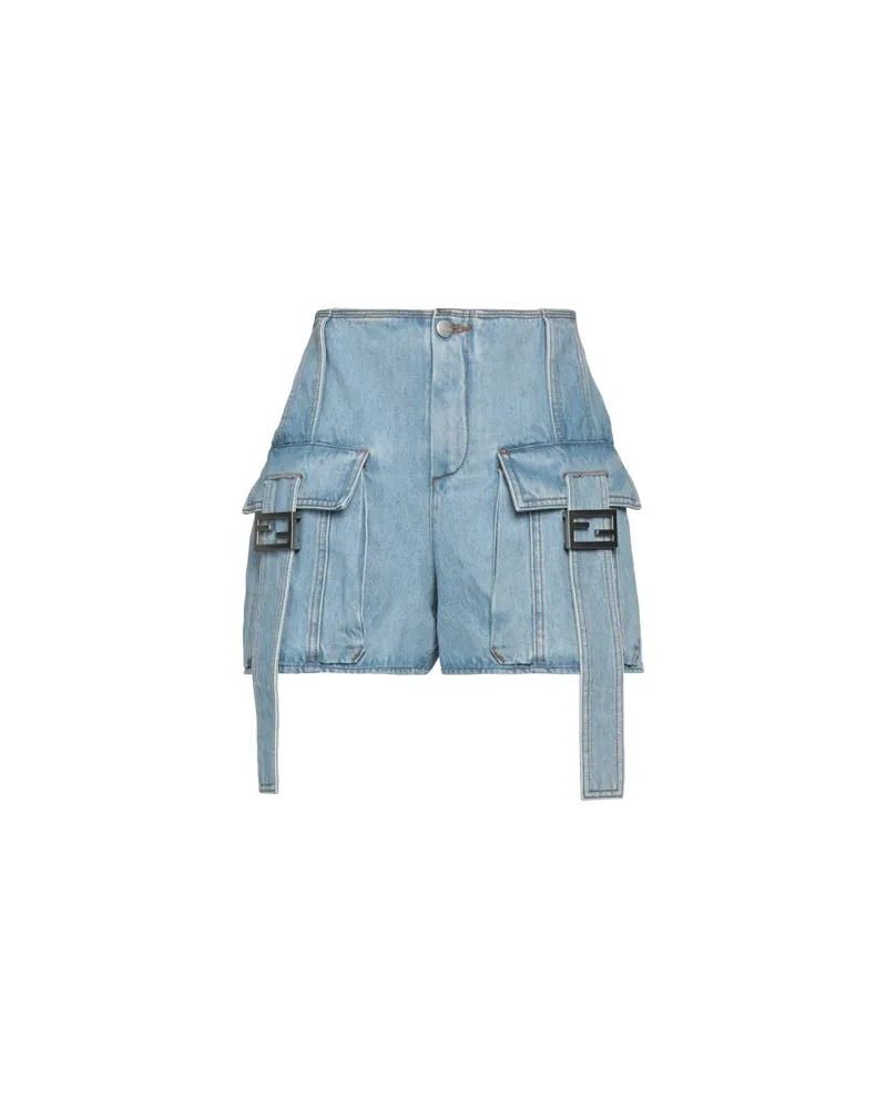 Fendi HOSEN & RÖCKE - Jeansshortsauf YOOX.COM Blau
